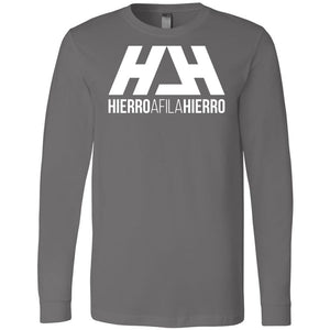 Hierro Afila Hierro - HAH3 - Bella + Canvas 3501 - Men's Long Sleeve Jersey Tee